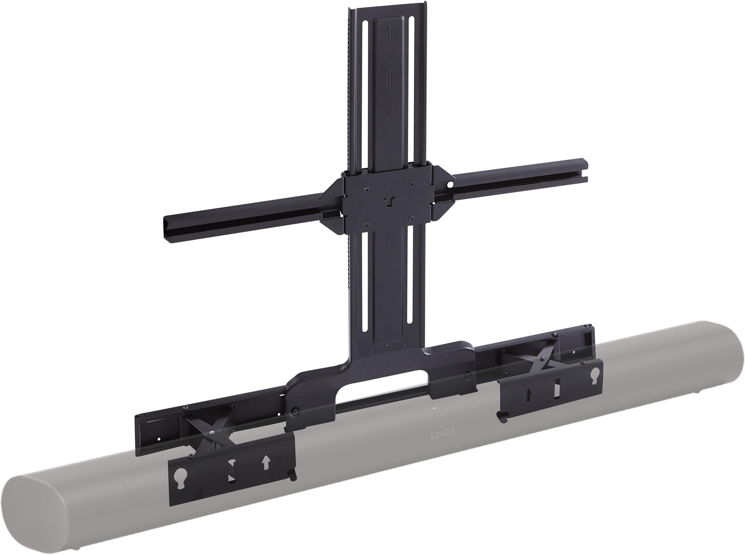 Sanus Soundbar TV Mount Designed for Sonos Arc Sound bar - Height & Depth Adjustable for Dolby Atmos - Universal Compatibility Other TV Mounts - Easy Assembly -OSSATM