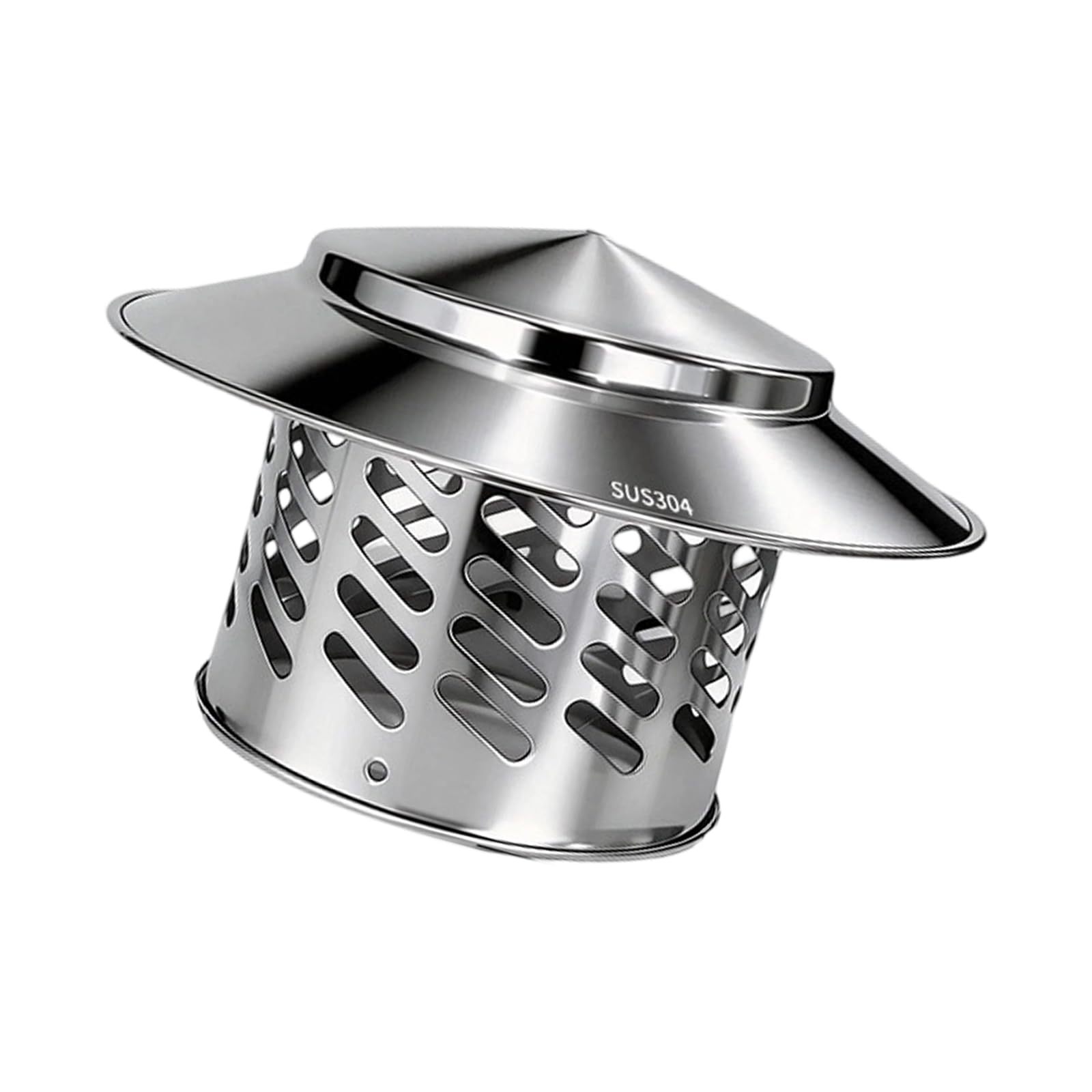 Sturdy SUS304 Metal Chimney Cap for Home and Commercial Use Keeps Out Rain and Birds Easy Install Ventilation Rain Neighborhood