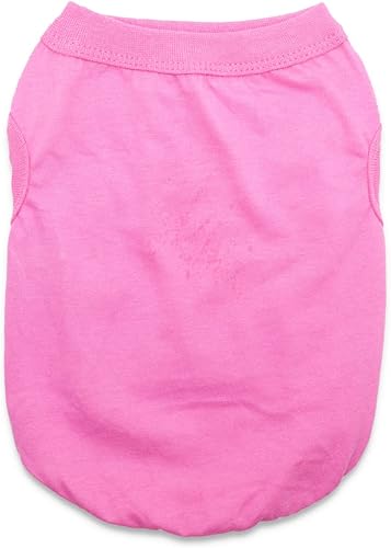 Miniatura 8 de Paquete de 6 camisetas de Yorkie para perros extra pequeños, 100% algodón, ropa para cachorros, ropa de chihuahua en blanco, camiseta para cachorros