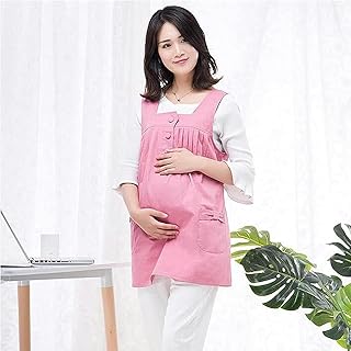 Kanduo Tela de blindaje Ropa de protección radiológica, Ropa de Maternidad Falda de protección radiológica, Ropa de Maternidad de protección radiológica Blindaje Tejido de señales(Color:Pink,Size:L)