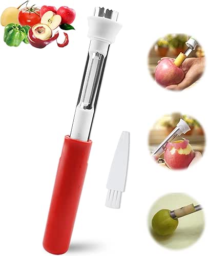 2 in 1 Apple Corer and Peeler Tool, Fruit Vegetable