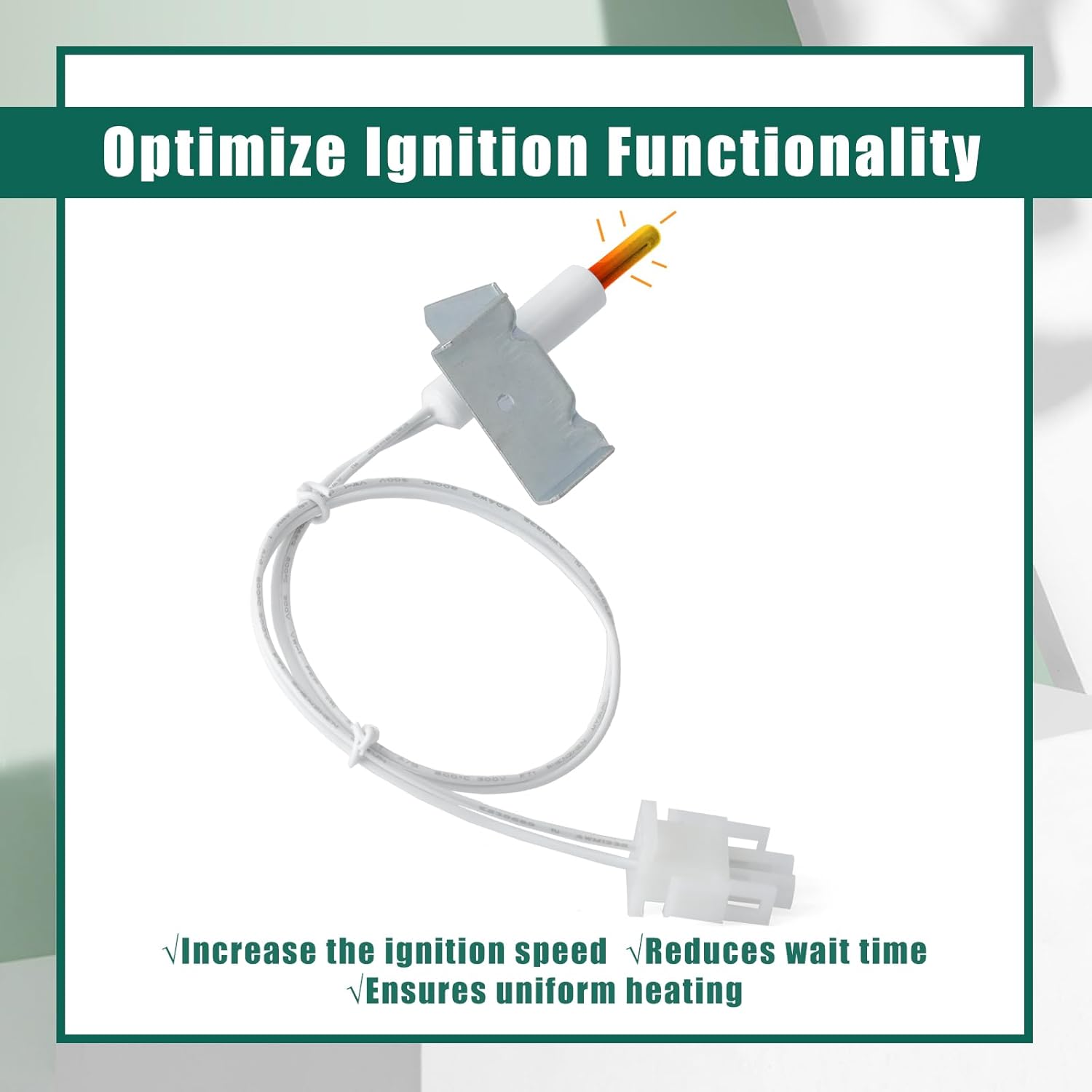 YUXIVCNE 70W16 Furnace Hot Surface Ignitors Compatible with Lennox Armstrong Replacement for Emerson White Rodgers Silicon Nitride Igniters Replace LB-112237B 41-430N 789A-801A1 Heating Element