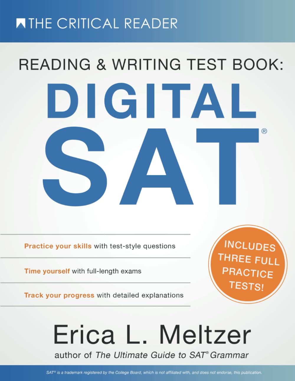 Reading & Writing Test Book: Digital SAT book cover