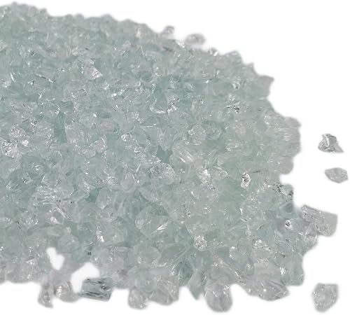 Miniatura 10 de LUSTERING Vidrio triturado decorativo de 14 de pulgada de alto brillo, vidrio roto, gemas de chips de vidrio para resina arte geoda epoxi, relleno
