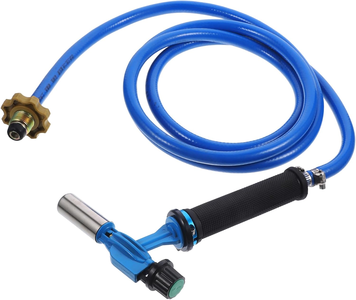 High Temperature Liquefied Gas Welding Torch with Flame Control Ergonomic Grip and Double Safety Buckles for Home and Industrial Use