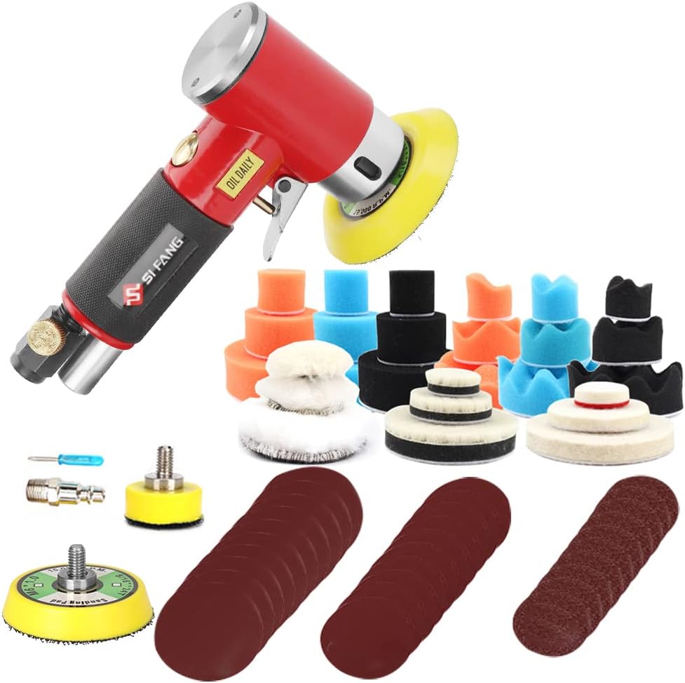 2inch 3inch Mini Air Sander RandomOrbital Polisher for car