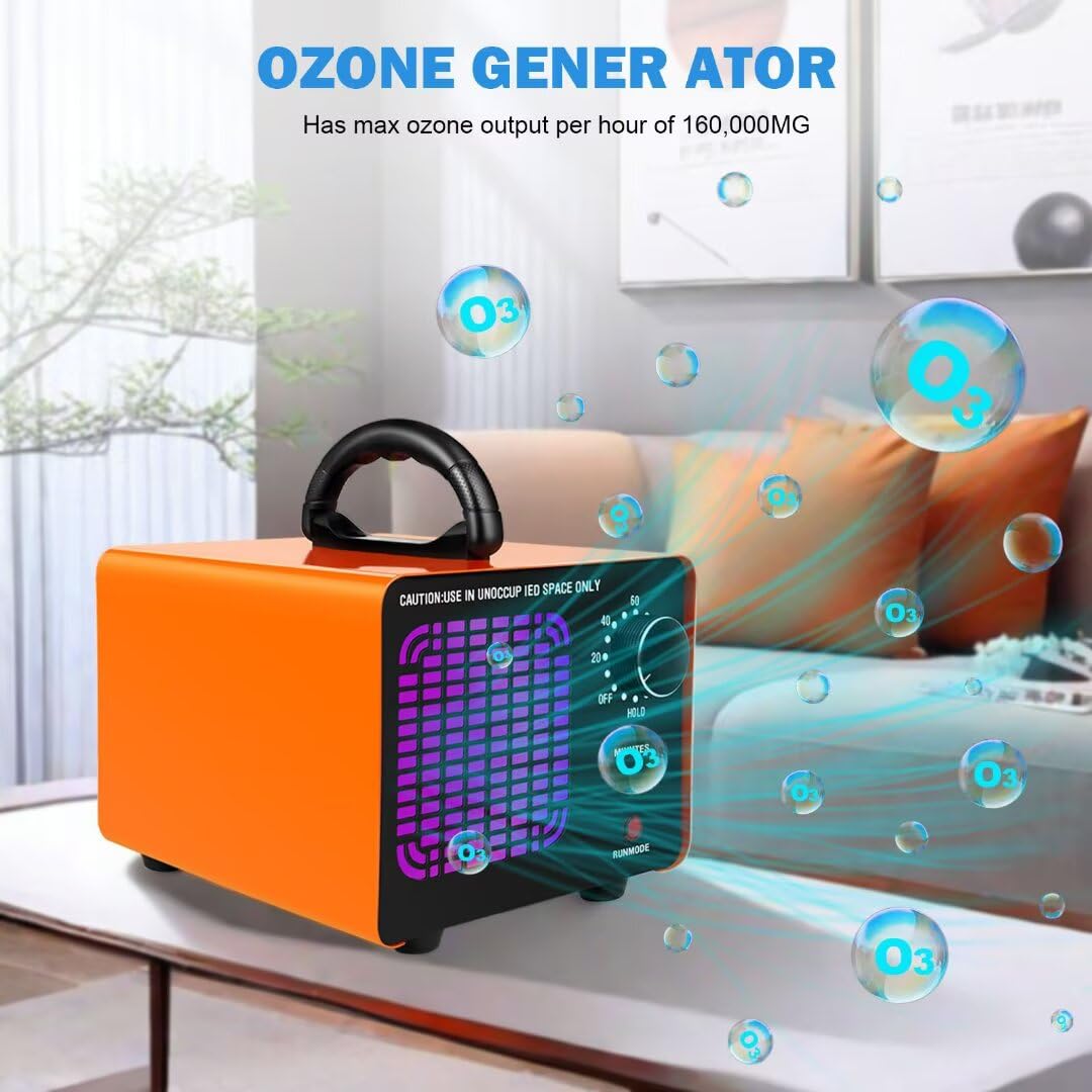 Generator ozonu 60 000 mg/h ozon maszyna do usuwania zapachów ozonu ozon jonizator powietrza dezodoryzator do domu, samochodu, dymu/zapach zwierząt domowych