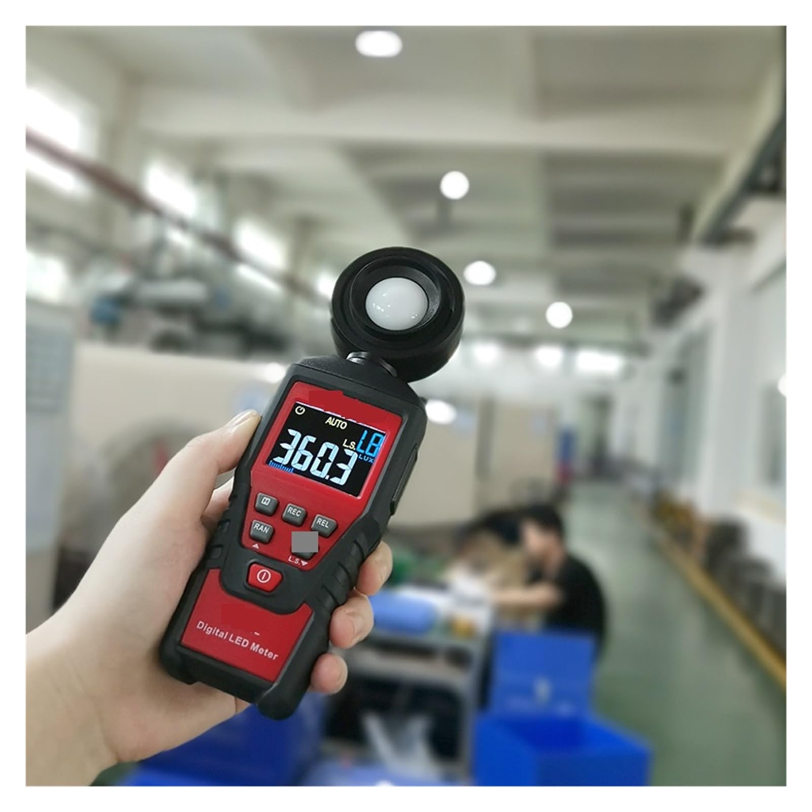 Luxómetro, Medidor De Luz, Fotómetro, Luxómetro, Medidor De Lux Profesional, Prueba LED Digital, Iluminómetro De Alta Precisión, Pantalla LCD Retroiluminada