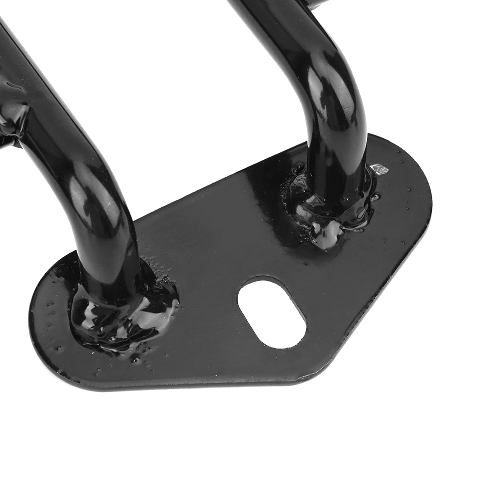 Yctze Motocyklowy bagażnik Żelazny zmodyfikowany tylny wspornik bagażnika do XL883 / 1200 X48 (czarny)