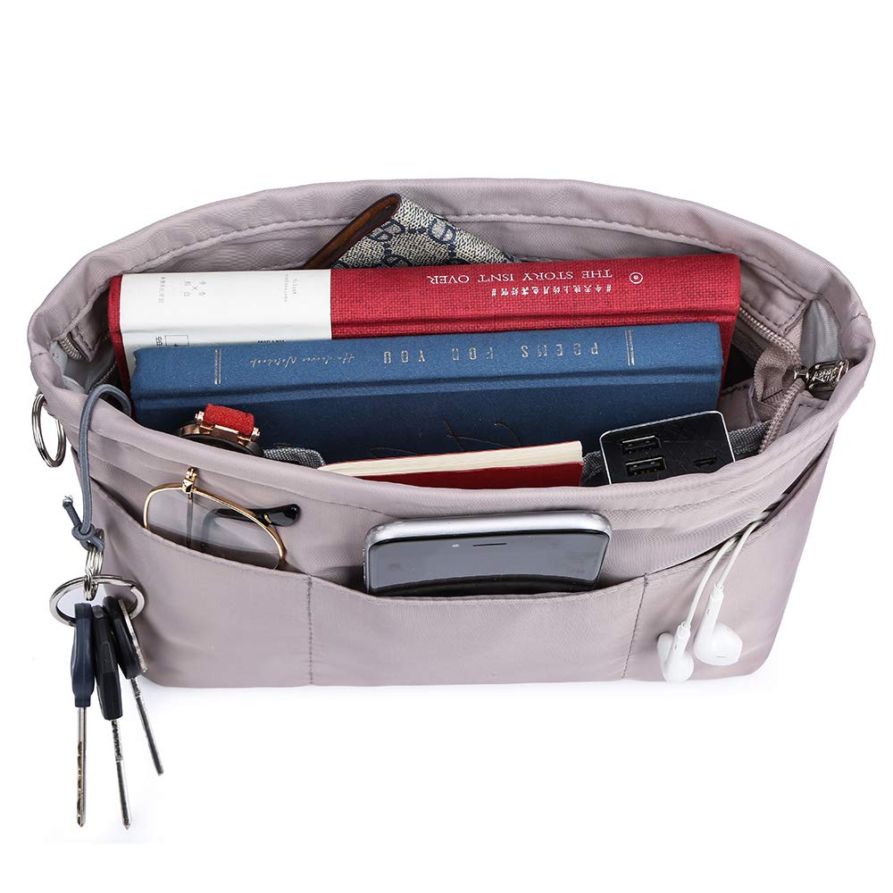 Handtaschen-Organizer für Damen, leicht, Nylon, Aufbewahrungstasche für den Innenbereich, 5 Größen, 4 Farben