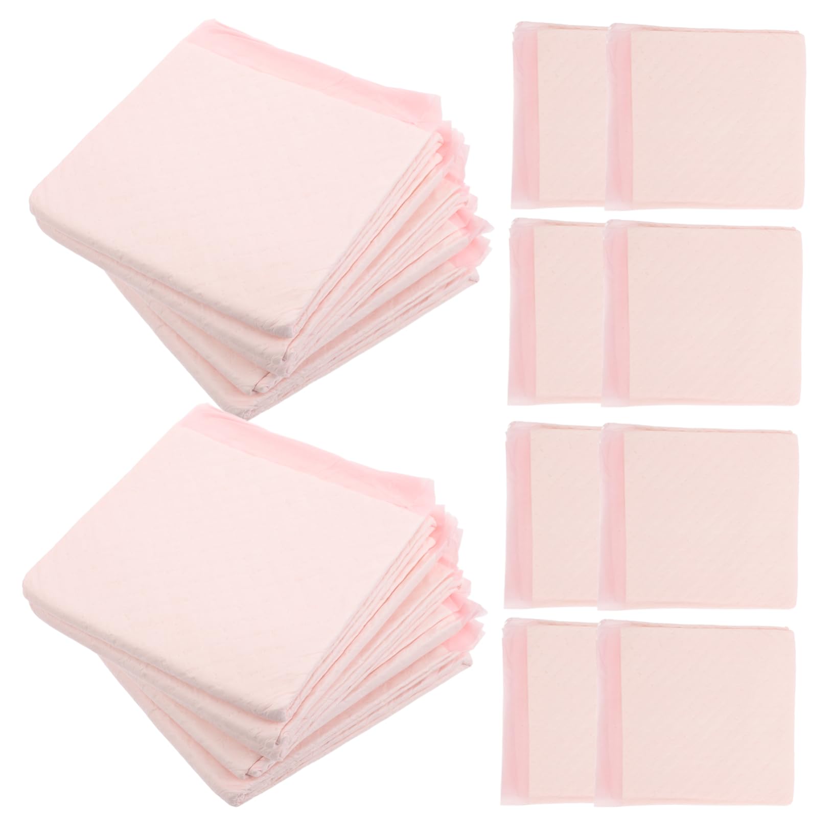 Almohadillas para Orina de Perro Absorbentes y Antifugas 50piezas | Pulp y Pvc, Diseño Grueso, Rosa, para Hogar y Viaje, Uso Versátil para Perros y Conejos