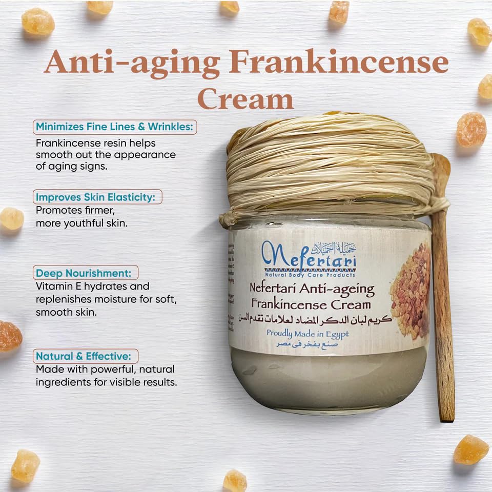Nefertari Natural Body Care - Crema de incienso muy suave, suavizante, extremadamente las cremas sedosas más ricas de la historia (peso neto = 3.38 oz / 3.4 fl oz) 7