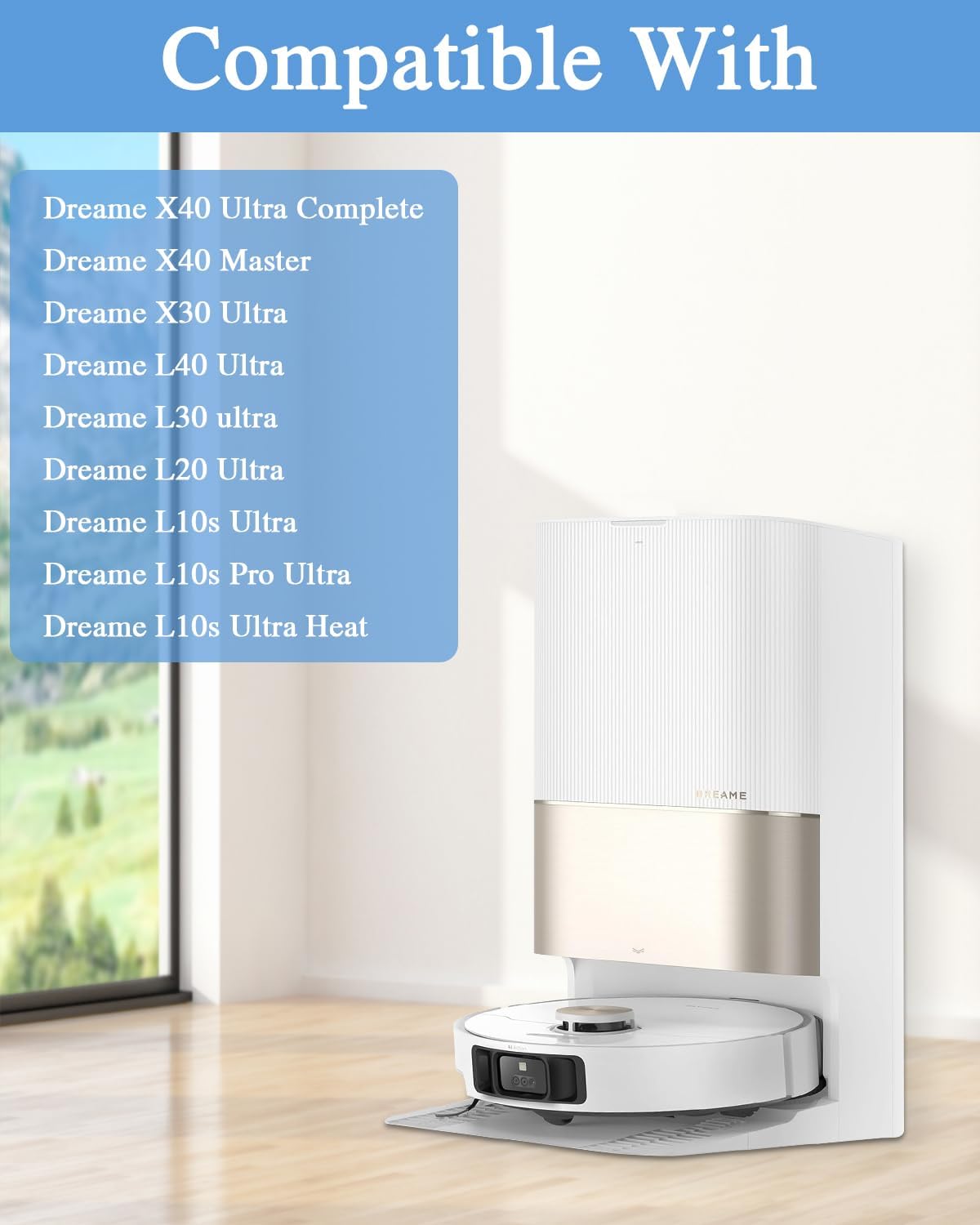 Szczotka TriCut do odkurzacza Dreame X40 Ultra Complete/L40 Ultra/X40 Master/X30 Ultra/L20 Ultra/L20 Ultra Complete/L10s Ultra/L10s Pro Ultra/L10s Ultra Gen 2/L10s Ultra Heat