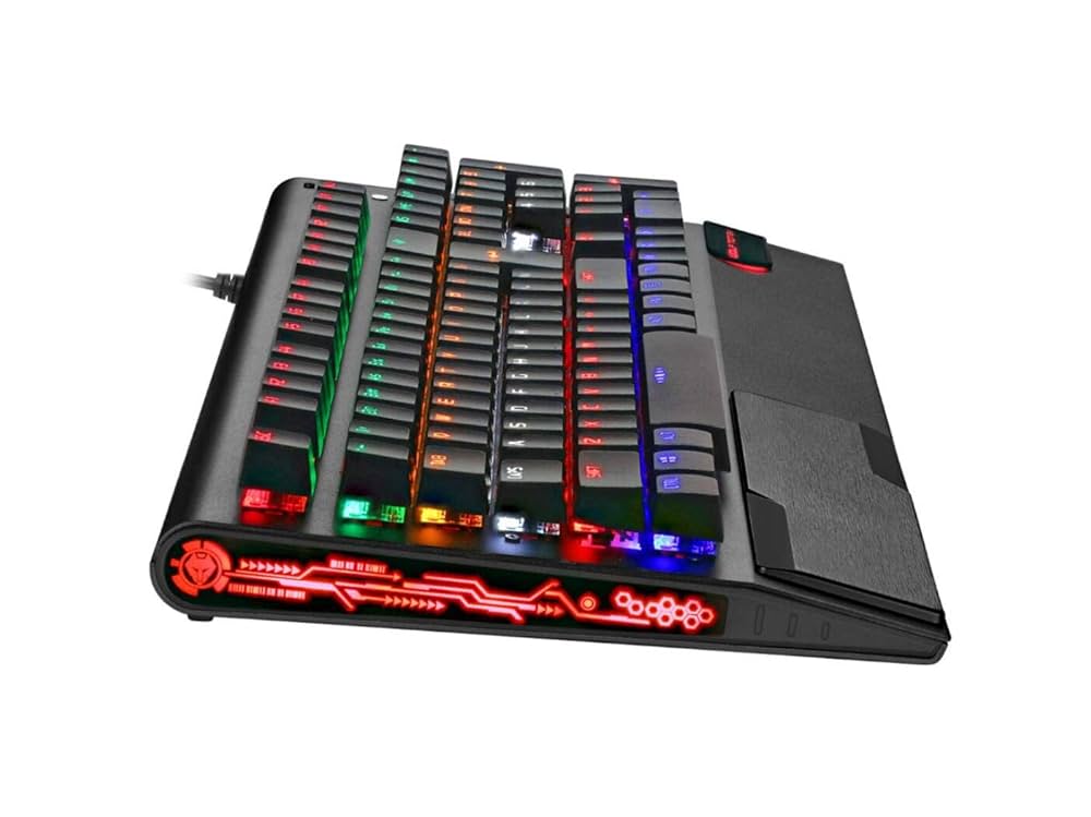 ワイヤレス メカニカルキーボード フルサイズ RGBバックライト付き Amazon | DingDong X1000メカニカルゲーミングキーボードLED