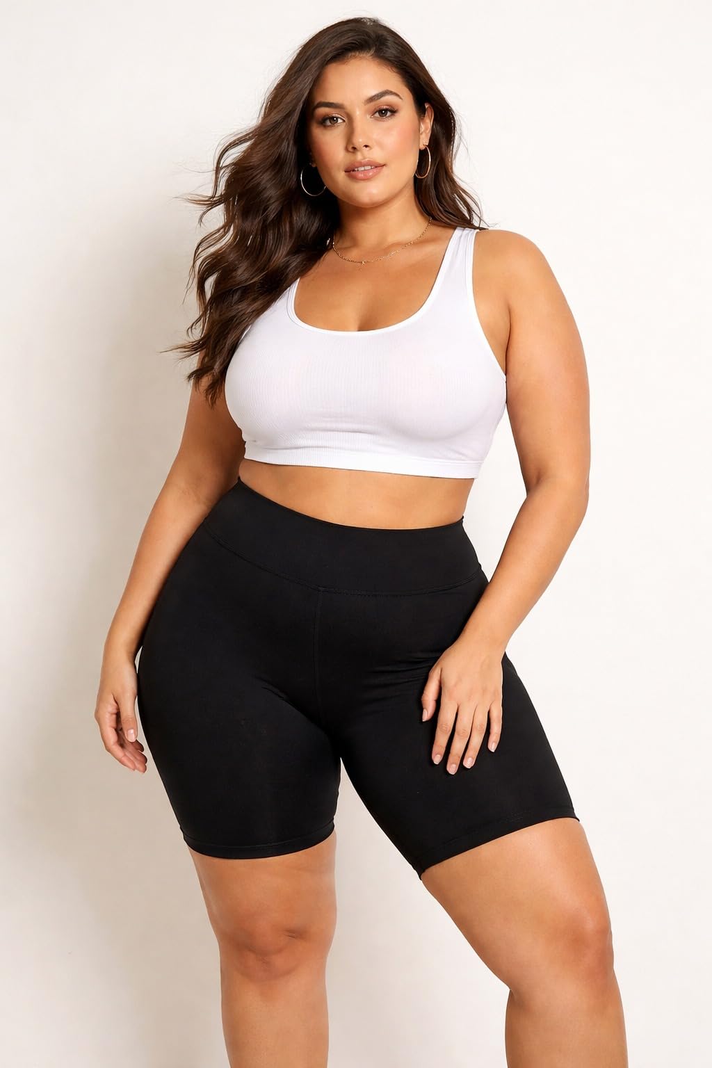 vinaksh Solid Women Black Cycling Shorts | High Waist Compression Shorts for Women | Stretchable Sports Shorts | Gym, Yoga, Running & Workout Activewear-picture-29