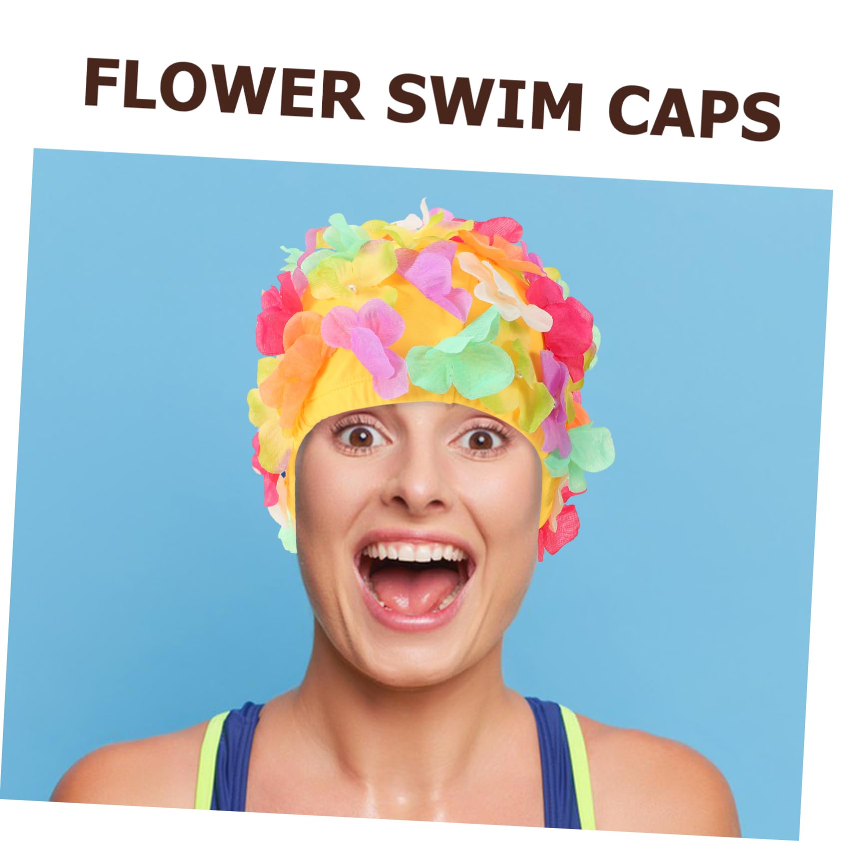 UKCOCO Bonnet de Bain pour Élastique Confortable pour Cheveux Longs Tresses Dreadlocks Protection Optimale pour Piscine
