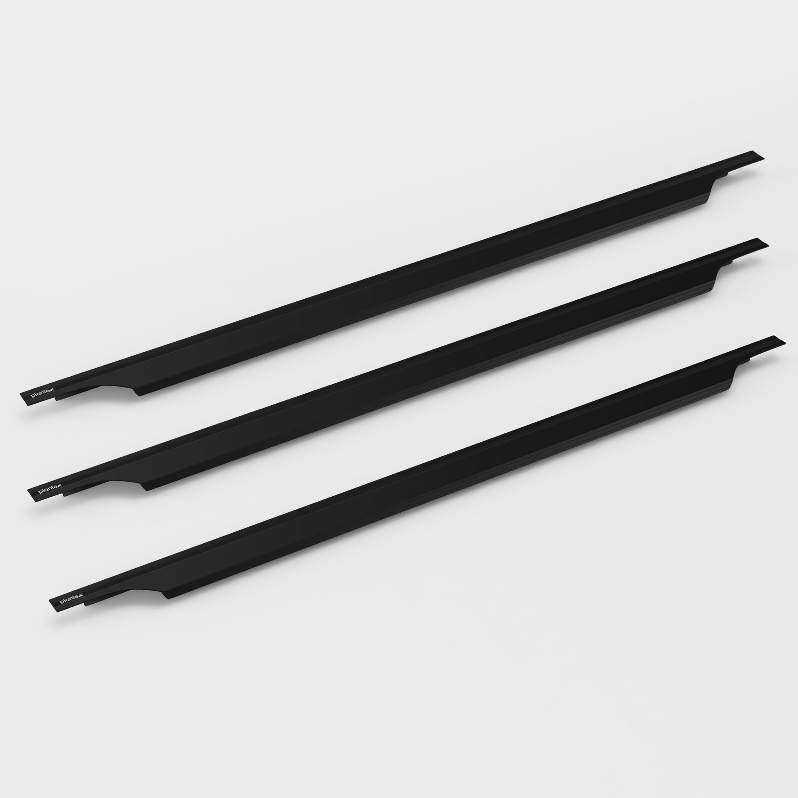 Plantex Profile Handles - Black Kitchen Drawer Pulls -23 Plantex Profile Handles - Black Kitchen Drawer Pulls -23