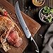 HOSHANHO Carving Slicing Knife, 12 Inch Japanese High Carbon Steel Brisket Knife with Ergonomic Pakkawood Handle, Razor Sharp Curved Butcher Breaking Knives for Meat Cutting