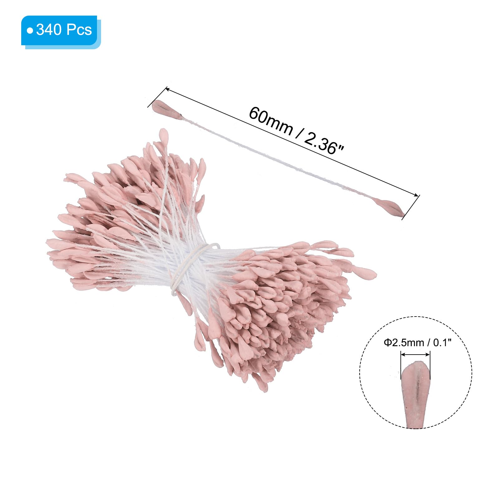 PATIKIL 2.5mm Double Heads Flower Stamen - Image 2