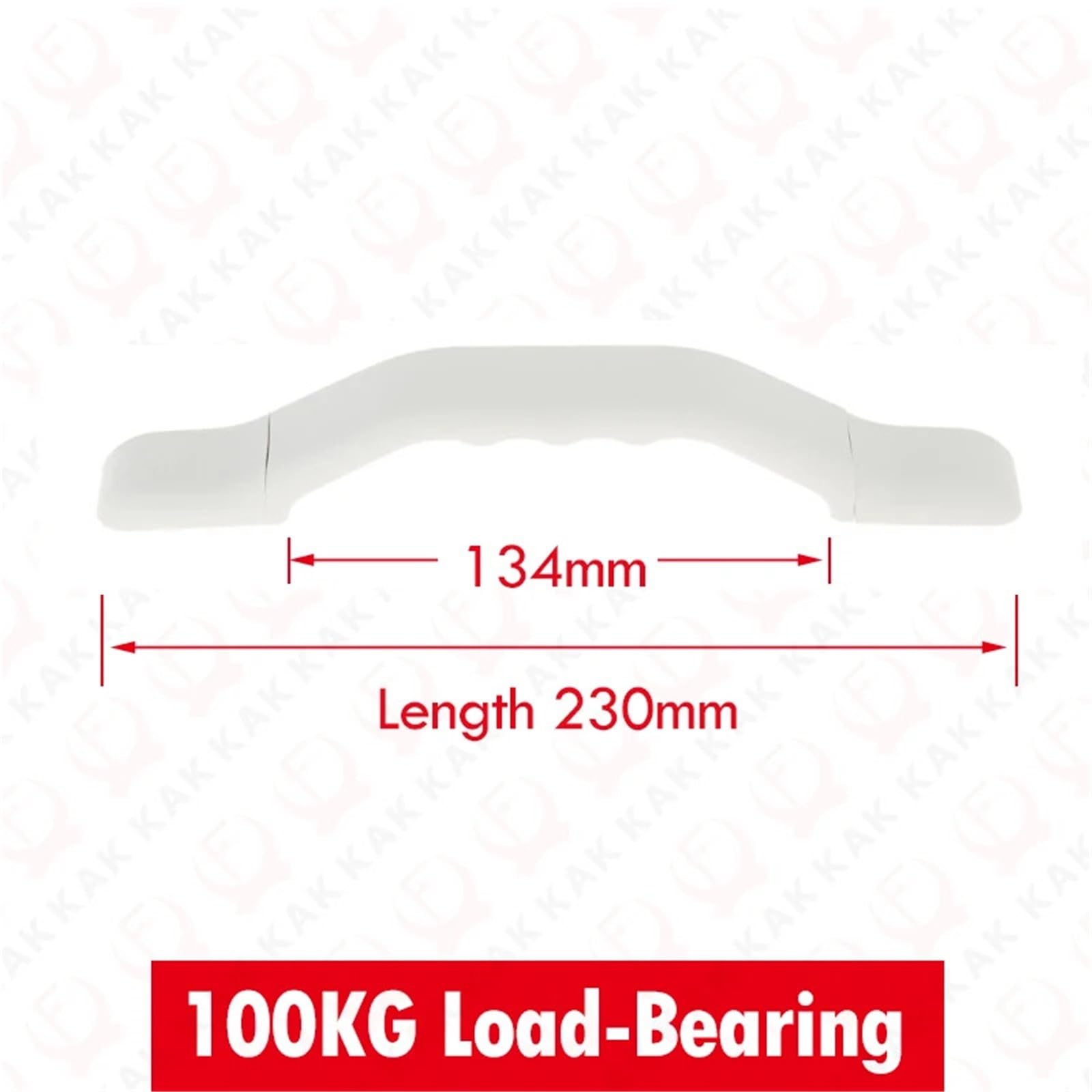 Barras de Apoyo para baños Barras de Apoyo de Seguridad para baño, 100 kg, Antideslizantes, Resistentes a la Intemperie, para escalones de Entrada.(White 230mm)