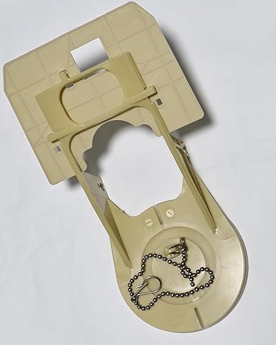 Miniatura 5 de Conjunto de válvula de descarga de inodoro, incluye aleta con cadena, compatible con Toto Prominence modelo MS894114, compatible con tanque CST894,