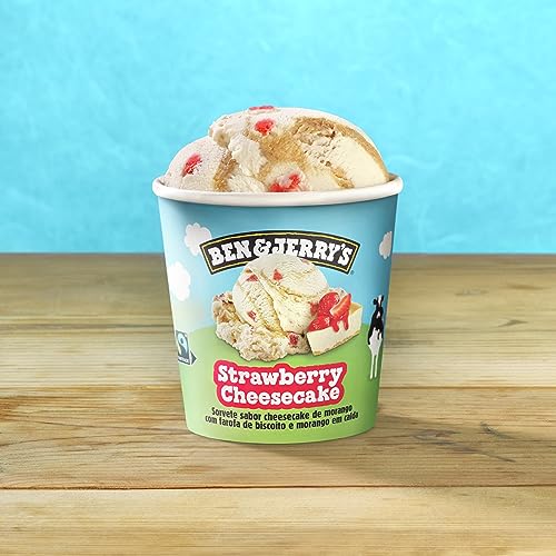 Ben & Jerry'S 288-07-1599 Ice Cream Strawberry Cheesecake Non-Gmo 16 Oz thumb #6