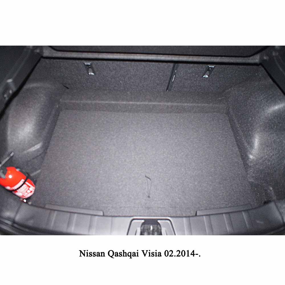 Vasca per Nissan Qashqai II (J11) 02.2014- proteggi baule