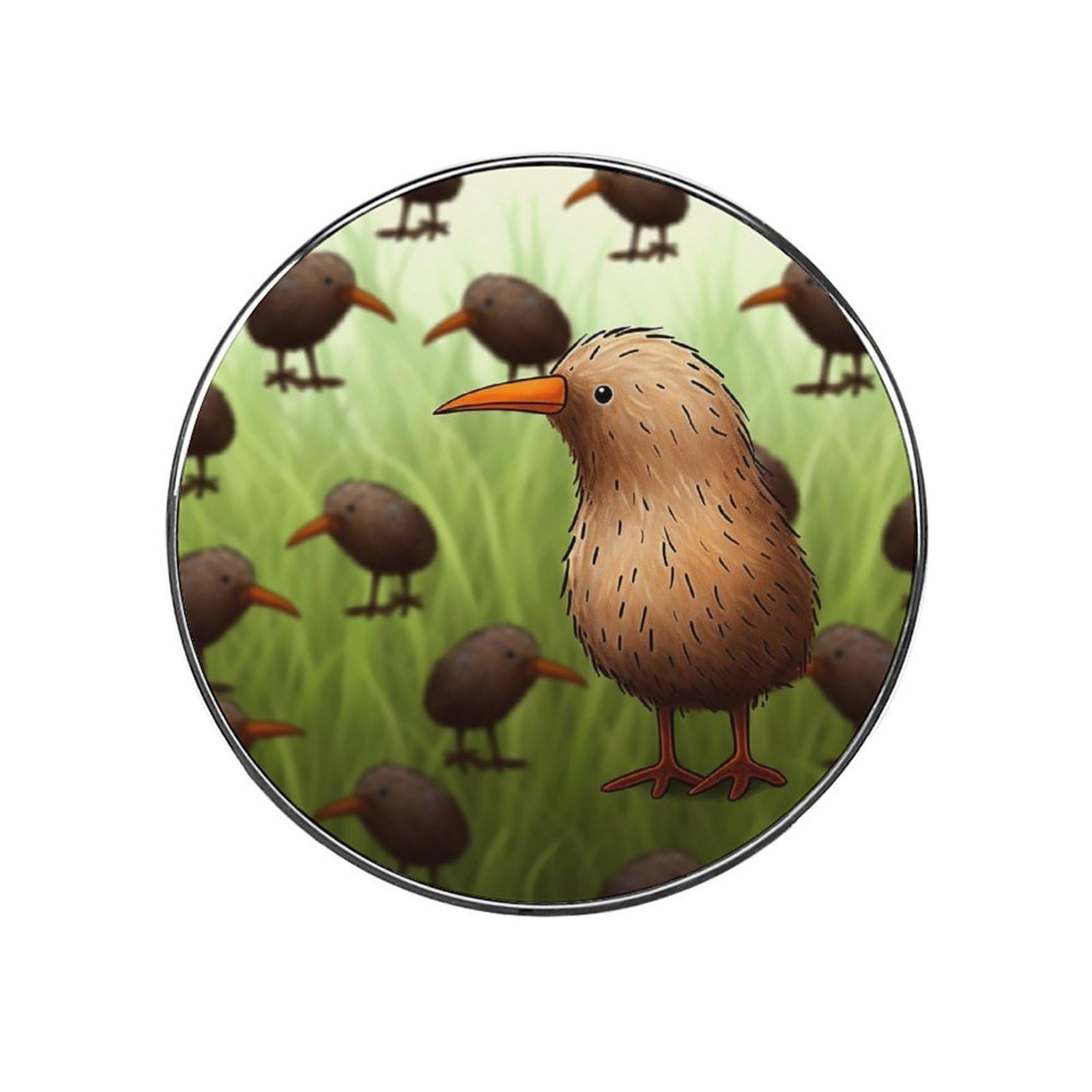 Fridge Magnets Waterproof Small Strong Magnets for Fridge Kiwi Bird Cute Refrigerator Magnets Kitchen Accessories Cute Decorative Magnets for Whiteboard Locker Office Home Decor