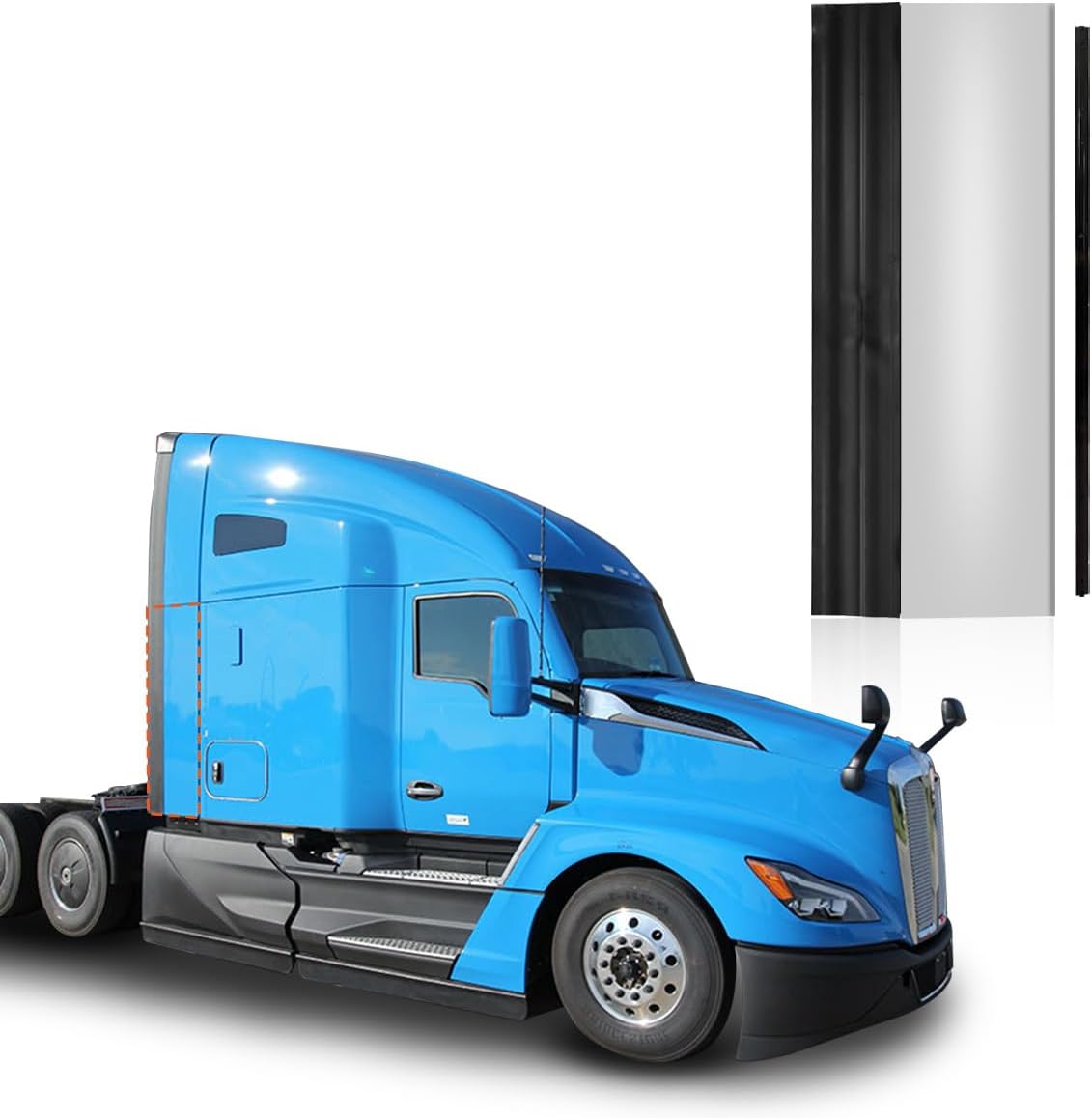 Lower Fairing Extension for Kenworth T680 2022 2023 2024 OE Replacement Right Passenger Side T680 Next Gen Accessories (Right Passenger Side)