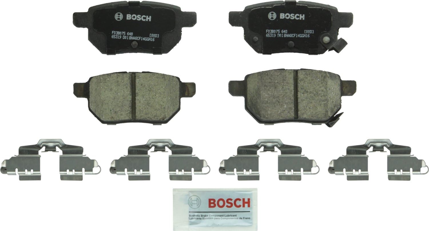 BC1354 QuietCast Premium Ceramic Disc Brake Pad Set - Compatible With Select Lexus CT200h; Pontiac Vibe; Scion iM, tC, xB; Toyota Corolla, Matrix, Prius, Prius Prime, Yaris; REAR