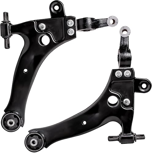 Miniatura 318 de Detroit Axle - Kit de suspensión frontal de 10 piezas para Chevy Trailblazer EXT GMC Envoy XL XUV Buick Rainier Isuzu Ascender Olds Bravada, brazos