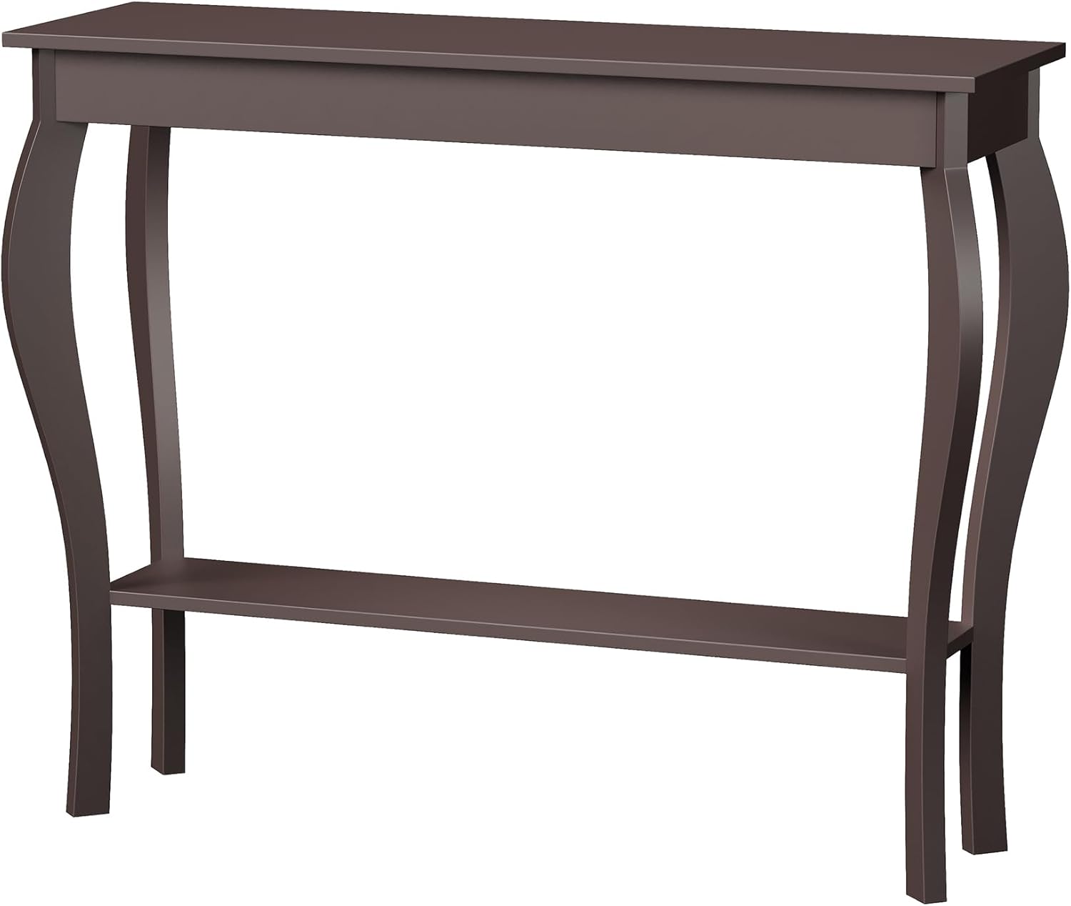 ChooChoo Narrow Console Table, Chic Accent Sofa Table, Entryway Table, Espresso