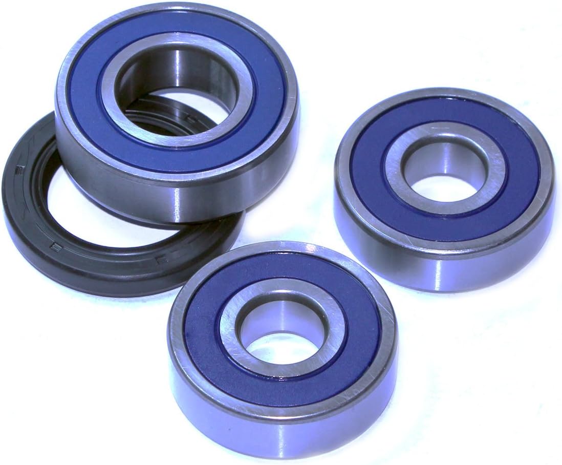 Caltric Rear Wheel Ball Bearings & Seals Kit Compatible