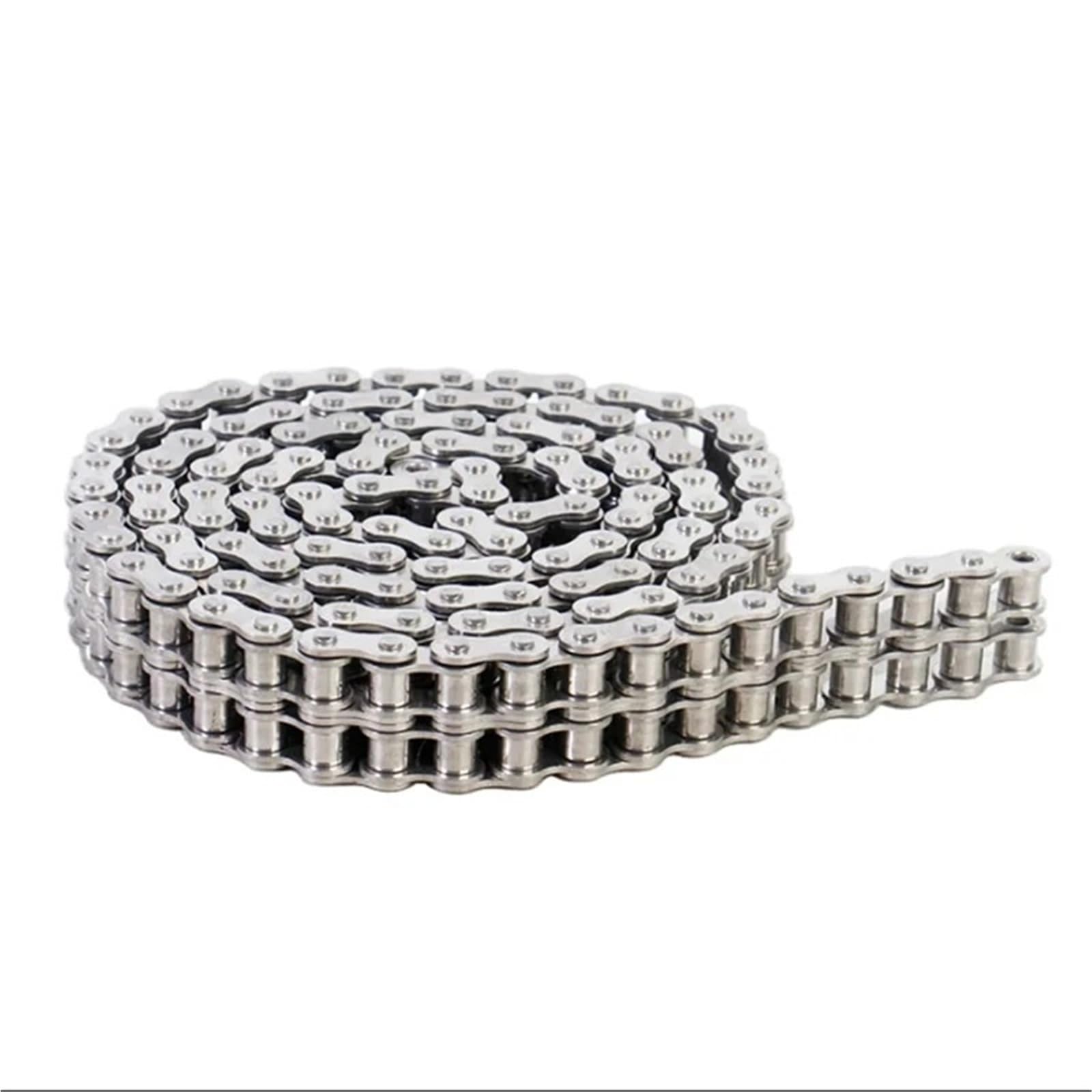 Rollenkette Aus Kohlenstoffstahl 1,5 Meter lange zweireihige Antriebsrollenkette aus Edelstahl 304 06B-2 for industrielle Hardware-Werkzeuganwendungen