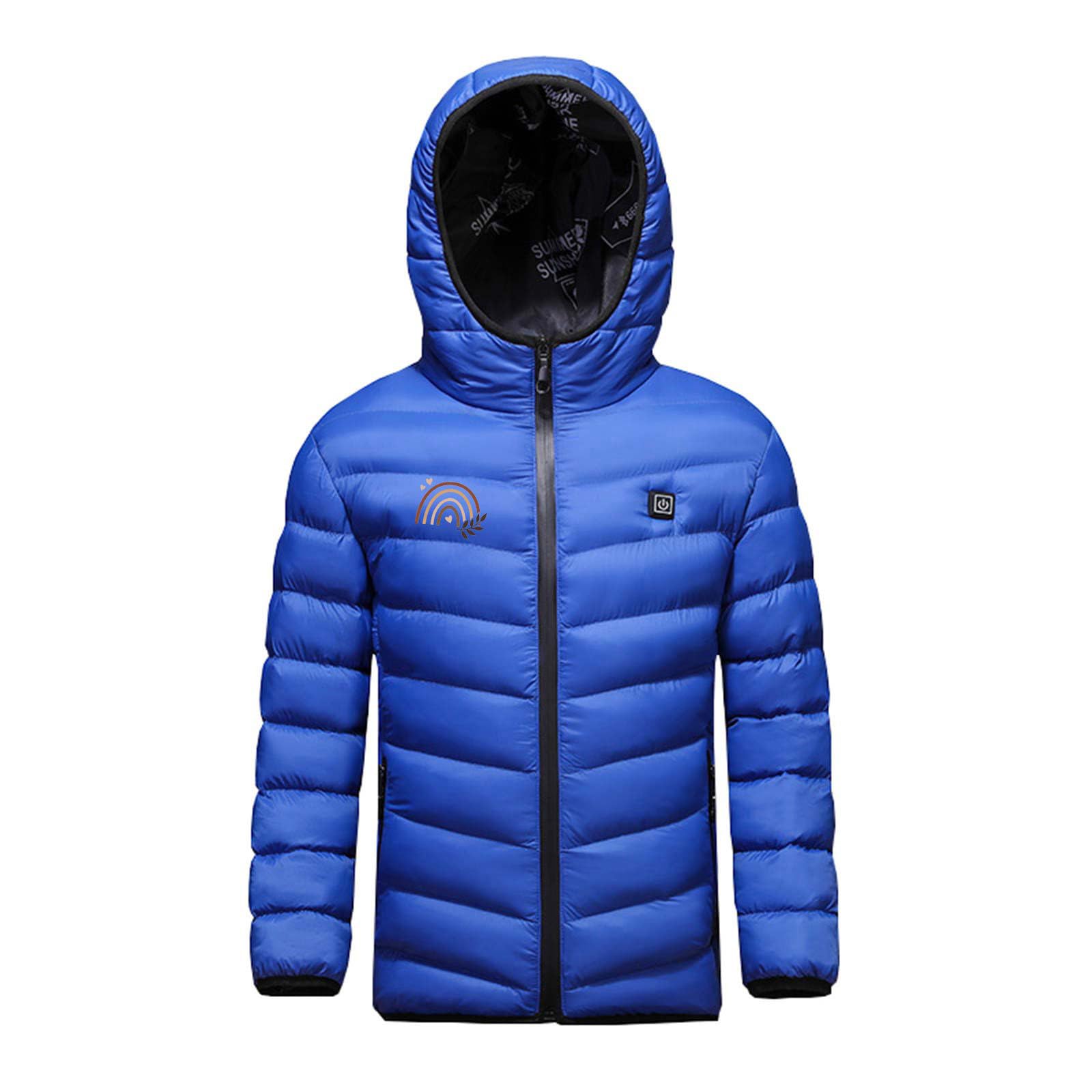 Manteau chauffante Pour Enfants Garçons Filles VêTements Chauffants Intelligents Veste Enfants USB Chauffant éLectrique Intelligent Manteau Vêtements Chauffants pour Enfants Ski en Plein Air