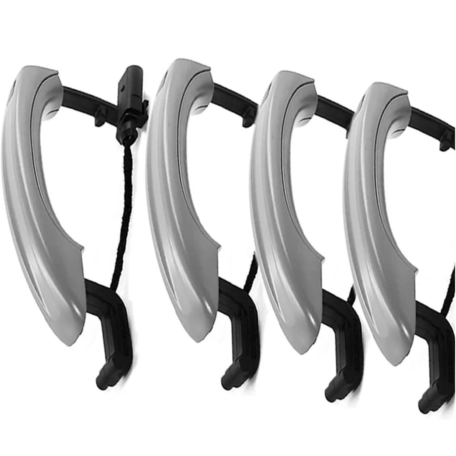 Glymzoi Car Exterior Door Handles Car Exterior Door Handle Q7 2007-2015 for smart Sensor 4L0837205A 4L0837205B