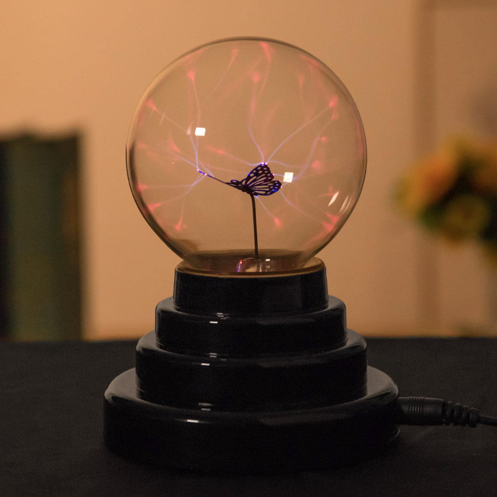 Lampada magica retrò a forma di sfera al plasma – regalo di cristallo per decorazione della stanza, luce per