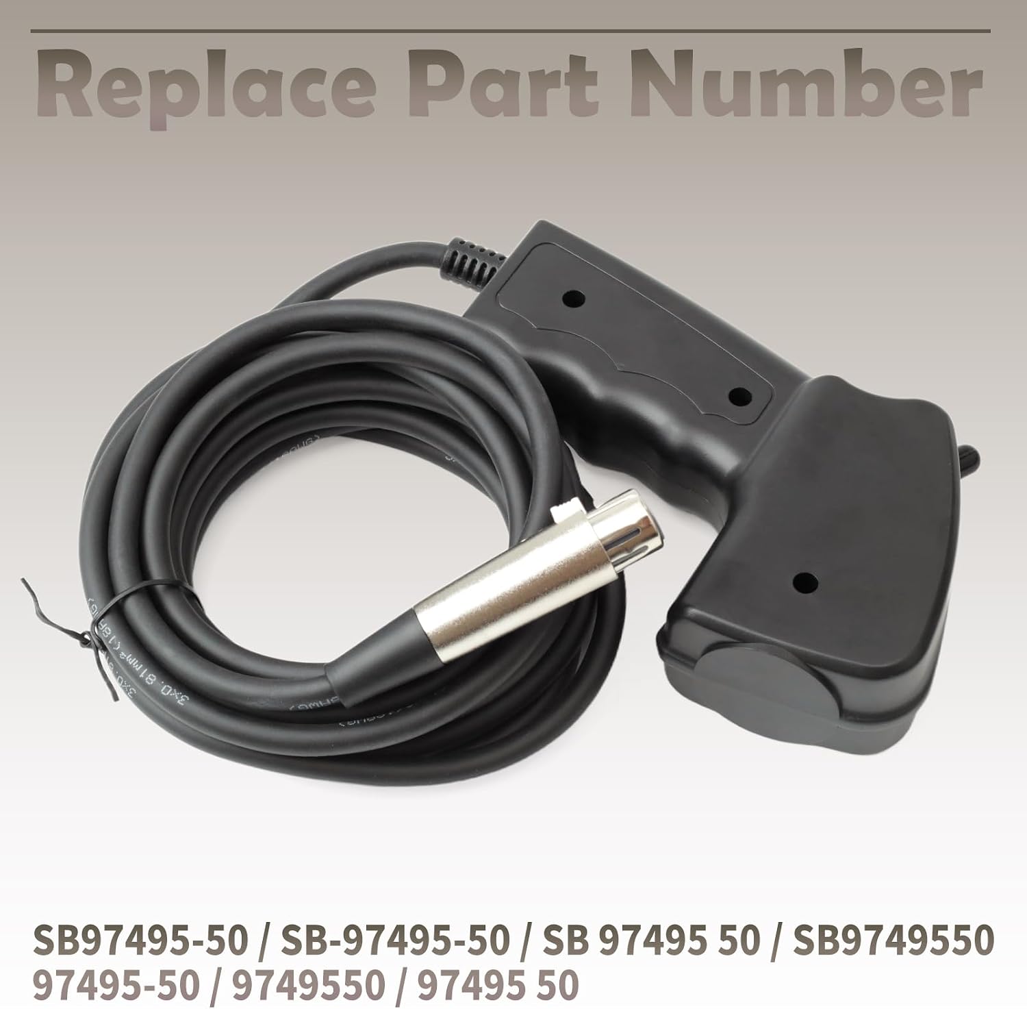SB97495-50 Winch Control Compatible with SmittyBilt XRC Gen2 Series XRC8 XRC10 XRC12 XRC15 Winch, Replace 97495-50 SB-97495-50 SB9749550 Hand Controller Black Water-Resistant