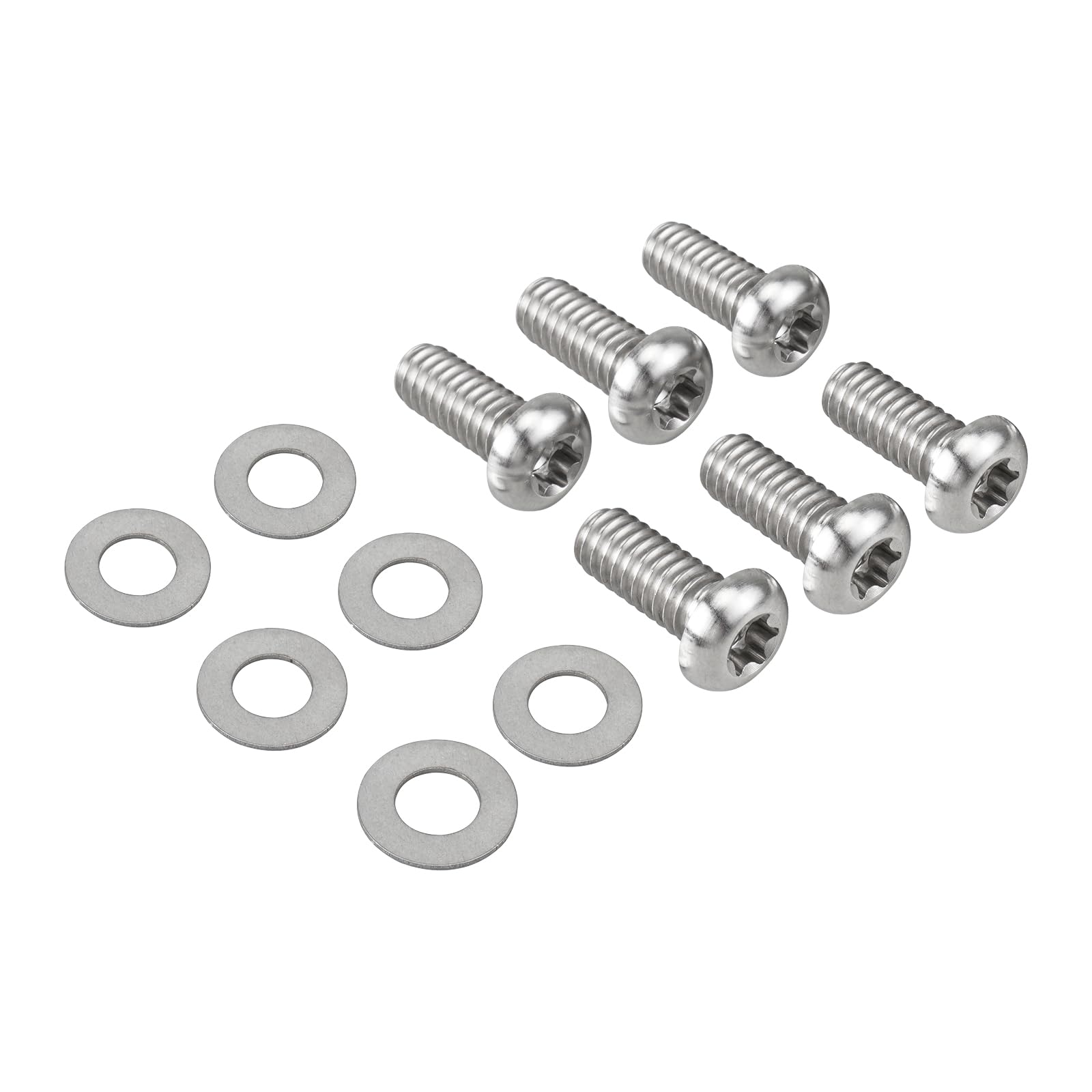 NICECNC Kit di 6 bulloni per coperchio frizione in titanio compatibile with Harley Sportster 1200 Super Low XL1200T 2014-2019, Sportster 883 Custom XL883C 2003-2010, vedi montaggio