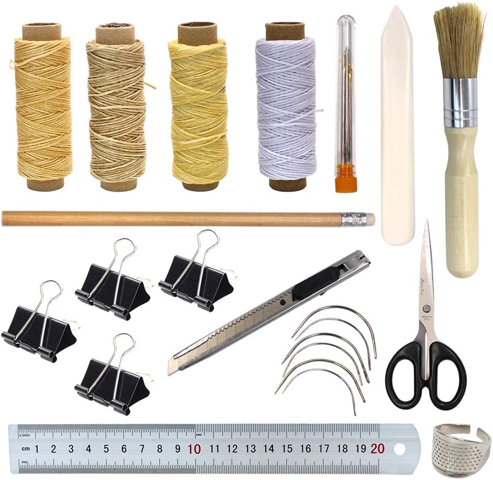 Bookbinding Kits, 17 pcs Bookbinding Supplies,A Necessity Book Binding