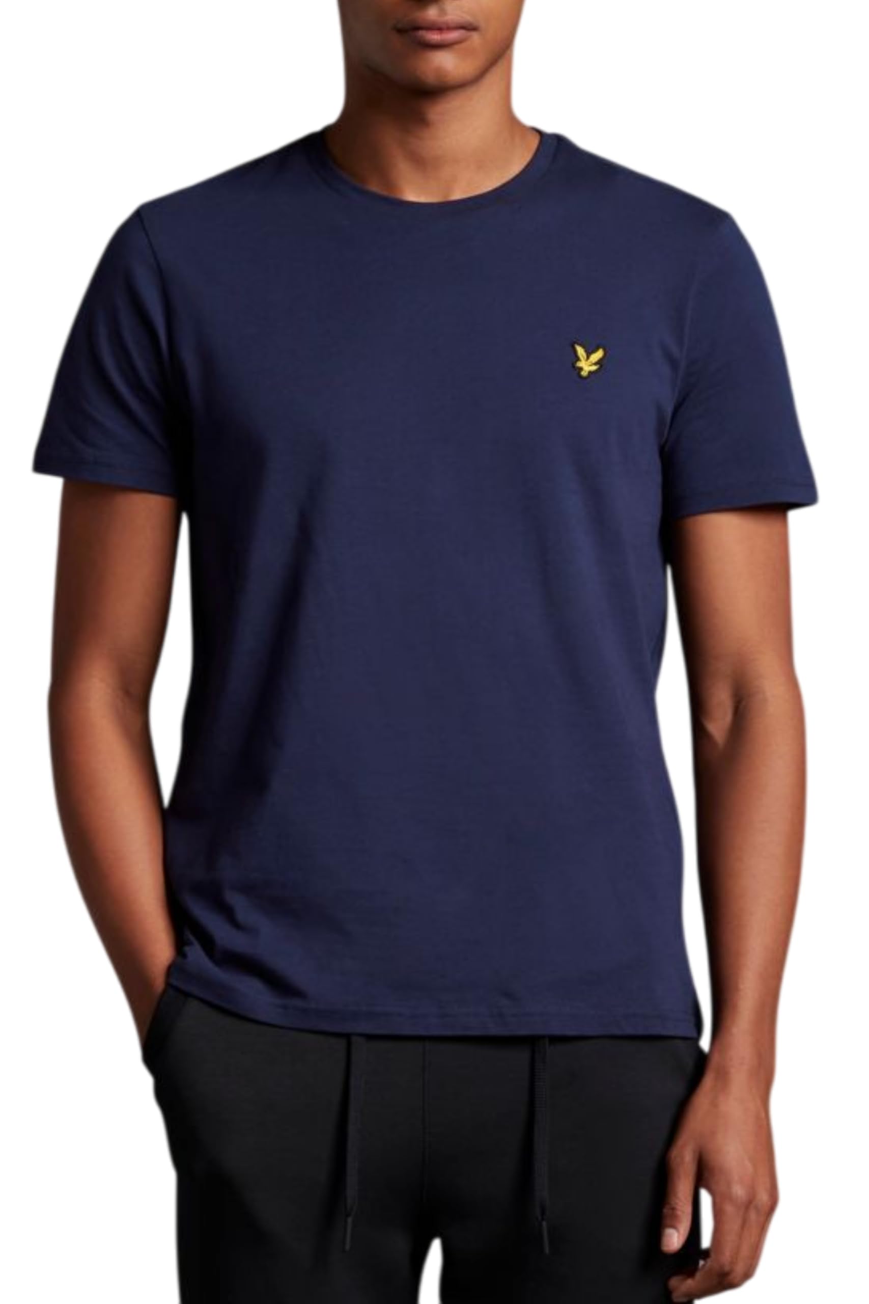 Lyle & Scott Plain T-Shirt - Navy-S