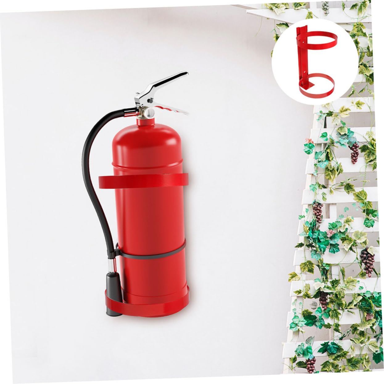 PRETYZOOM 2piezas Soporte Para Extintor De Incendios De Soporte De Pared Para Colgar Extintor Para Uso Hogares Oficinas y Locales Comerciales