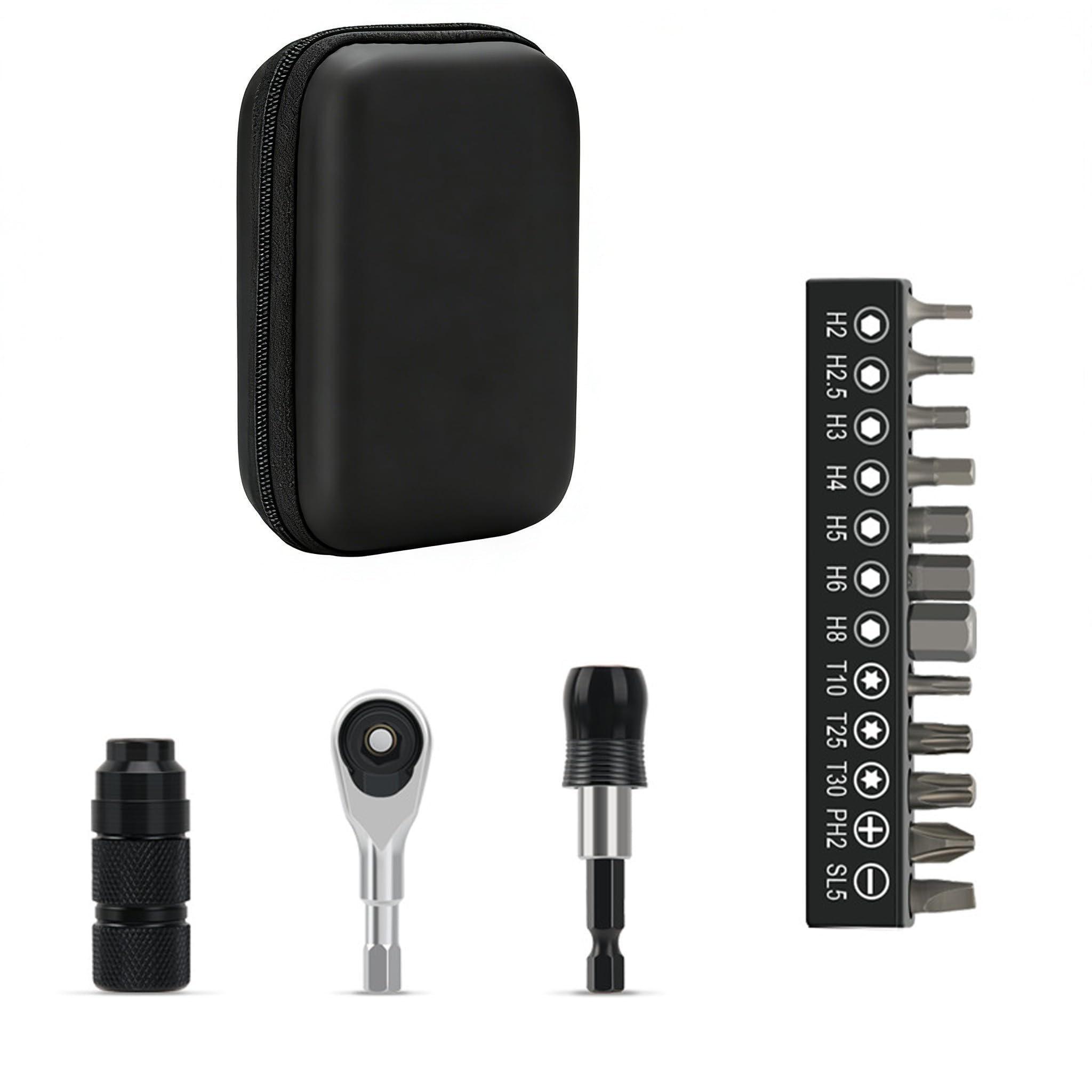 Kit de herramientas para bicicleta, llave de trinquete con adsorción magnética