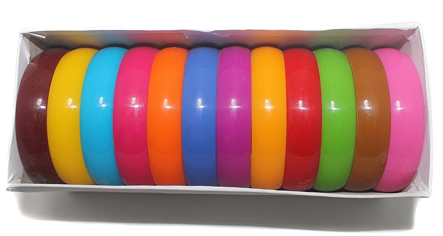 Avanti Creations Plastic Bangles for Silk Thread Jewellery Making Multicolored Kada Patla for Women 12 Pcs Box Size (2x2) (B07R38Z78Q) Amazon Price History, Amazon Price Tracker