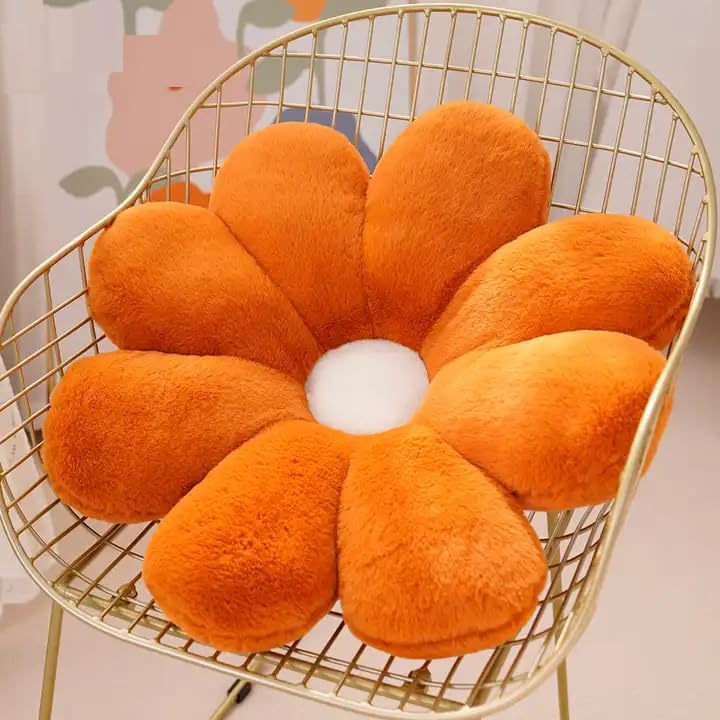 AVSHUB Sunflower Shaped Throw Pillows Cute Stuffed Decorative Pillows Floor Cushion for Girls Bedroom Couch Sofa Chair Aesthetic Decor (35CM, Orange) (B0D8YPKLVF) Amazon Price History, Amazon Price Tracker