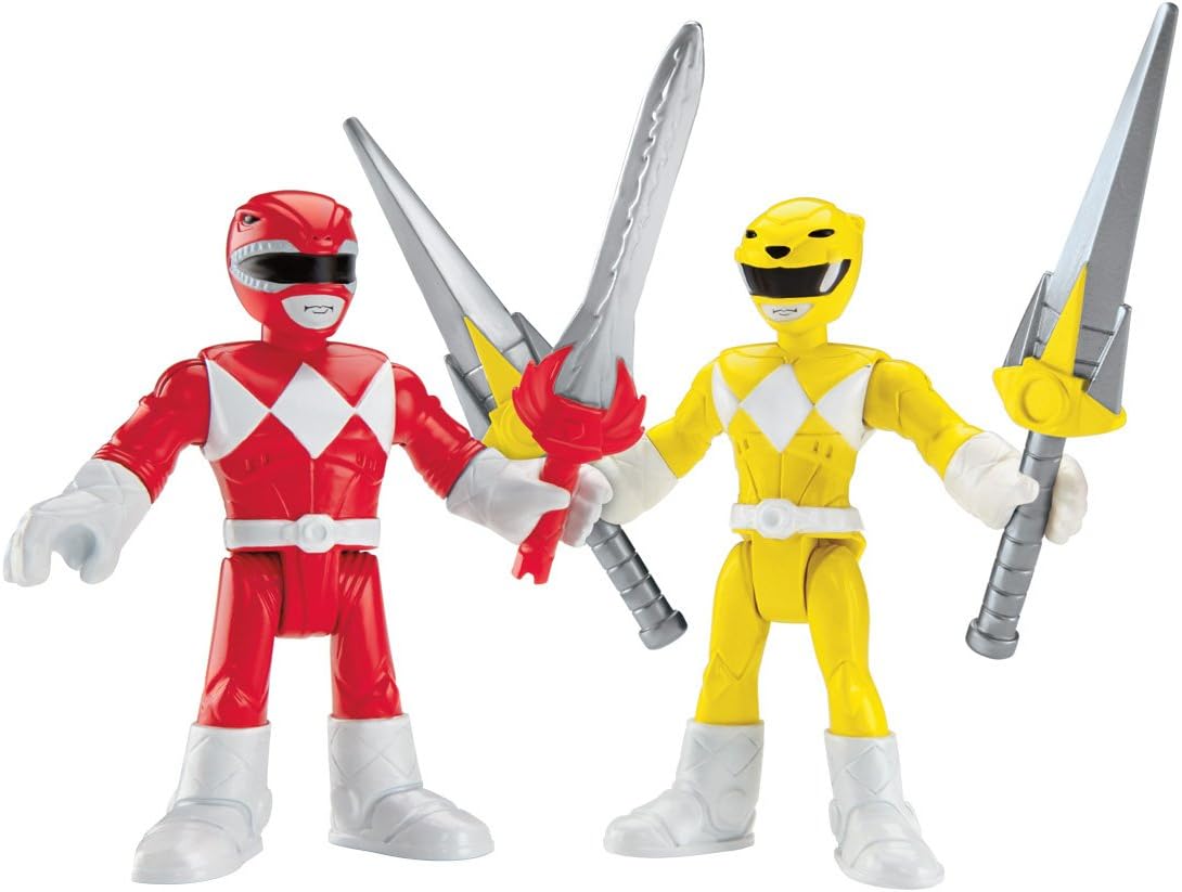 Fisher-Price Imaginext Power Rangers Red Ranger & Yellow Ranger