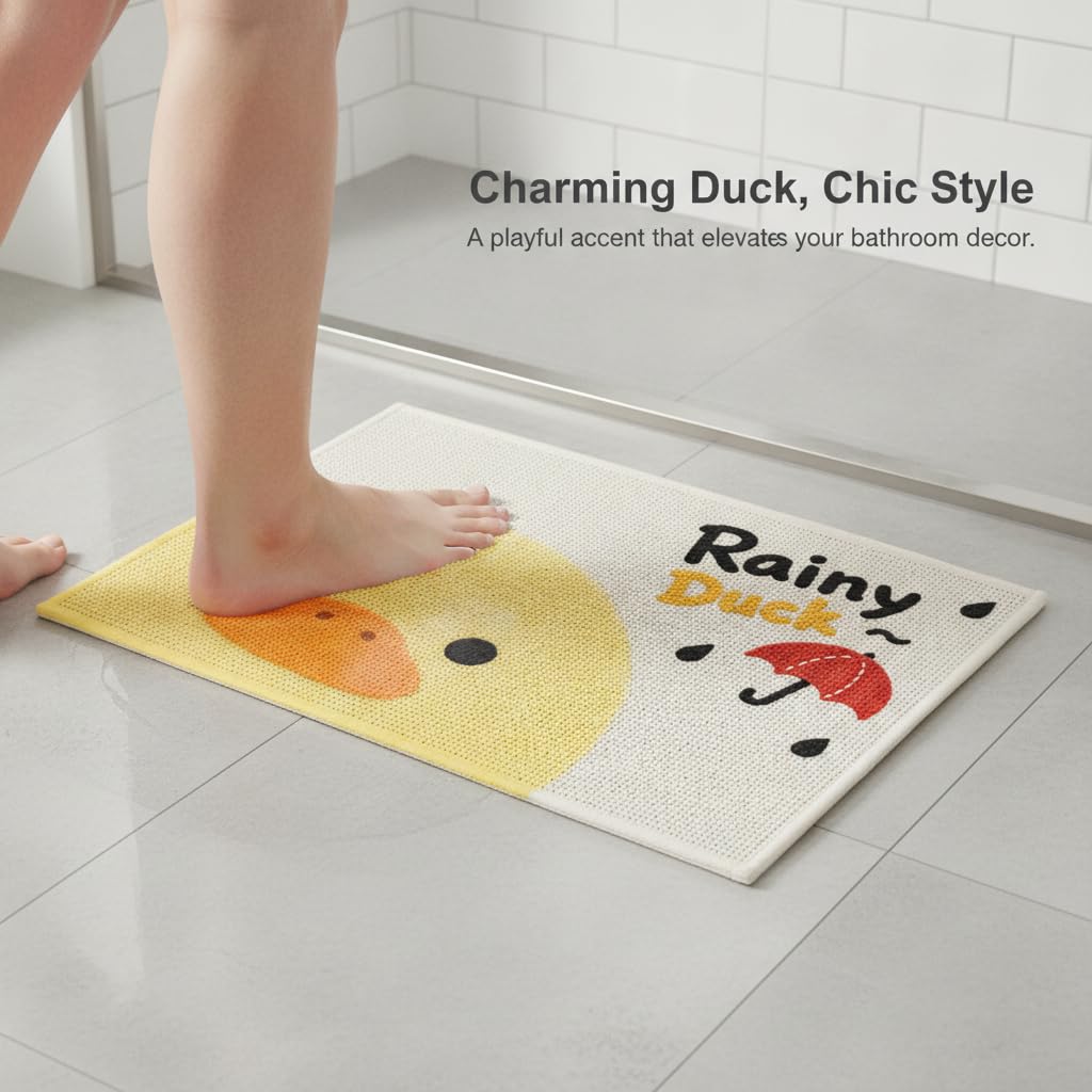 Tapis Bain Antidérapant Lavable 4 mm, 60 * 90cm
