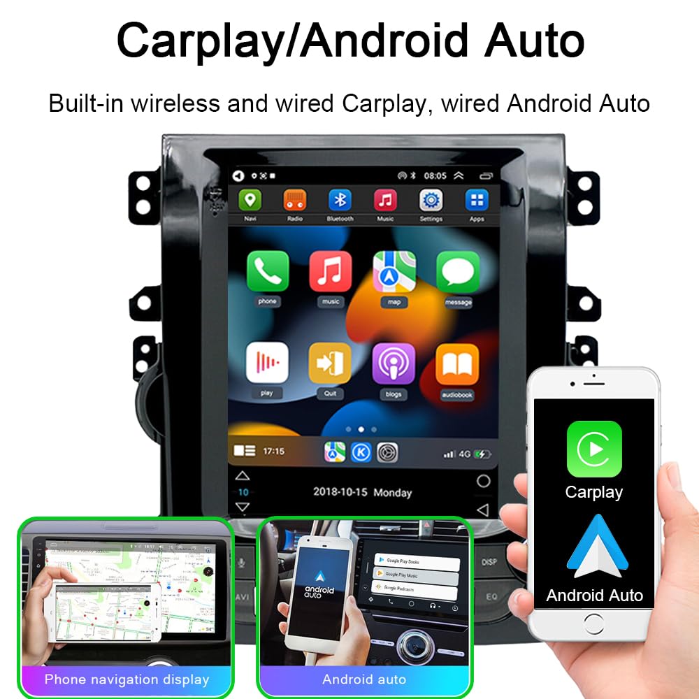 for Chevy Malibu Radio Upgrade 2012 2013 2014 2015 Android 13 Stereo Wireless Carplay Android Auto 12.1Tesla Style IPS Touch Screen DSP GPS Navigation Free Back Camera