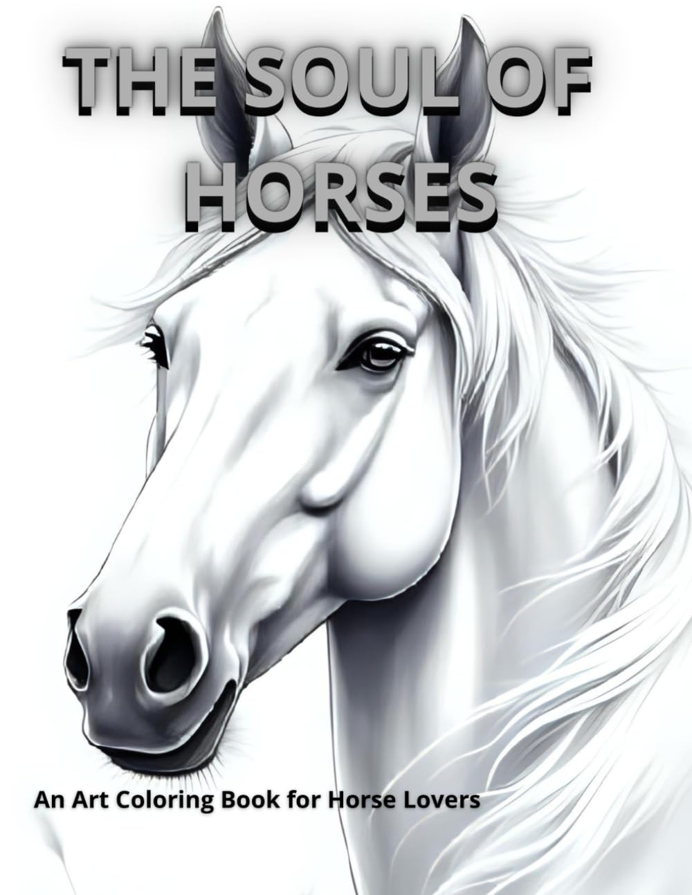 THE SOUL OF HORSES: An Art Coloring Book for Horse Lovers