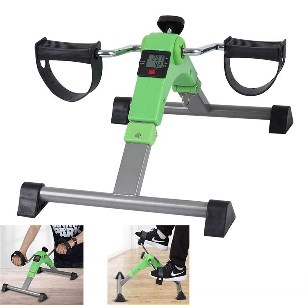 Fitness Aletleri Masa Bisikleti - Ayak Egzersiz Bisikleti - Katlanabilir Taşınabilir Ayak, El, Kol, Bacak Egzersiz Pedal Çevirme Makinesi